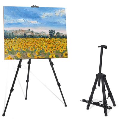 Black Aluminum Easels