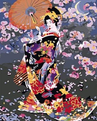 Japanese Women People Paint By Numbers