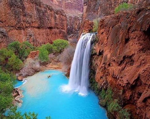 Havasu Falls paint by numbers