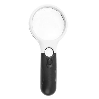 hand held magnifying glass