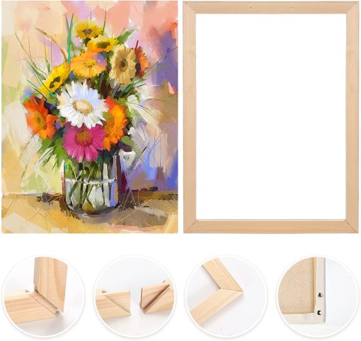 wood frame for canvas paintings