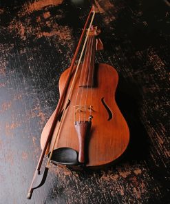 Wooden Violin Paint By Numbers