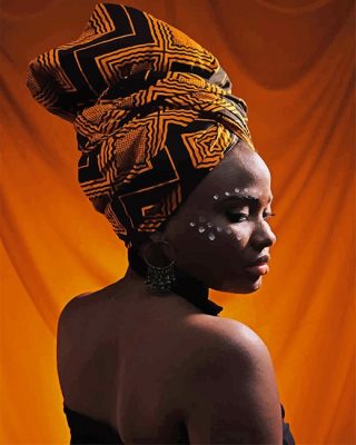 African Lady Paint By Numbers