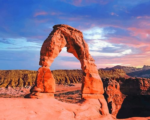 Arches Park Paint By Numbers