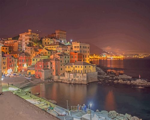 Boccadasse Beach Paint By Numbers