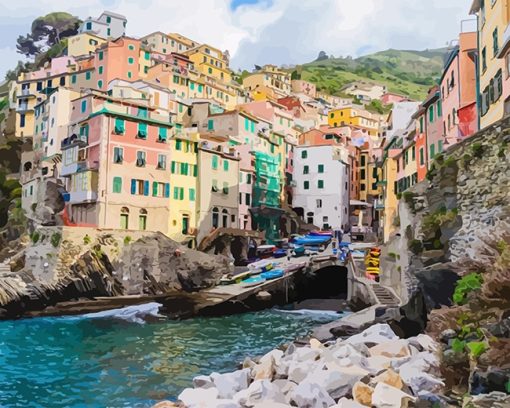 Cinque Terre Paint By Numbers