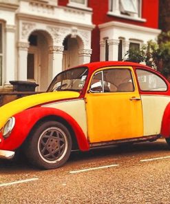 VW Beetle Paint By Numbers