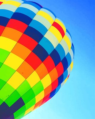 Hot Air Balloon Paint By Numbers