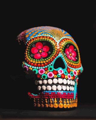 Artistic Skull Paint By Numbers