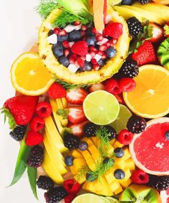 Healthy Fruits Paint By Numbers