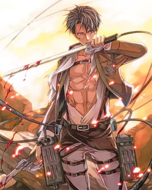 Levi Character Paint By Numbers