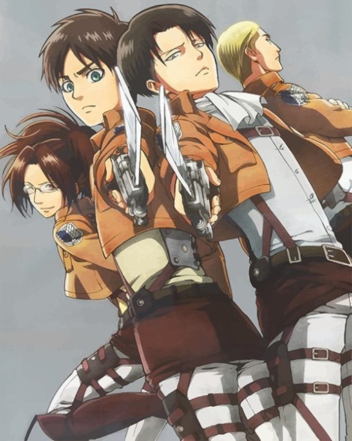 Levi And Eren Paint By Numbers