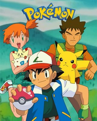 Pokemon Manga Paint By Numbers