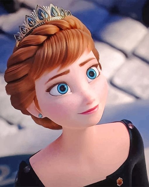 Frozen Anna Paint By Numbers