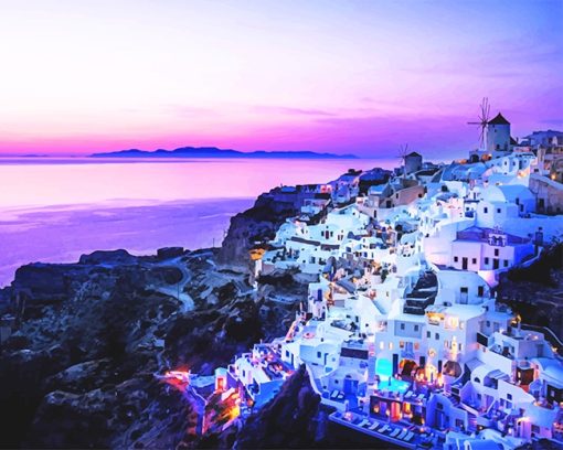 Santorini Paint By Numbers