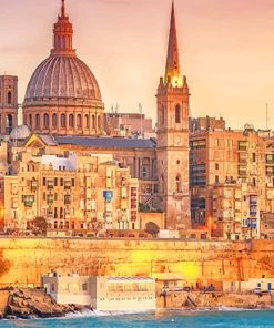 Sliema Valleta Paint By Numbers