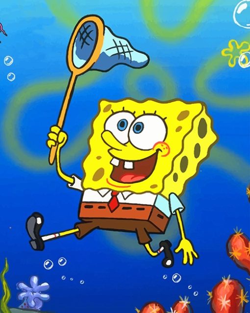 Spongebob Character Paint By Numbers