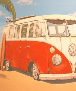 VW Bus Paint By Numbers