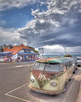 Volkswagen Bus Paint By Numbers