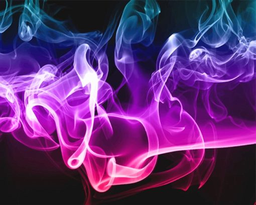 Abstract Smoke Paint By Numbers