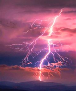 Lightning Sky Paint By Numbers