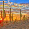 Cactus Arizona Paint By Numbers