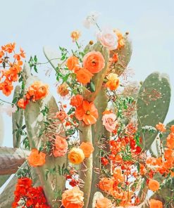 Cactus Flower Paint By Numbers
