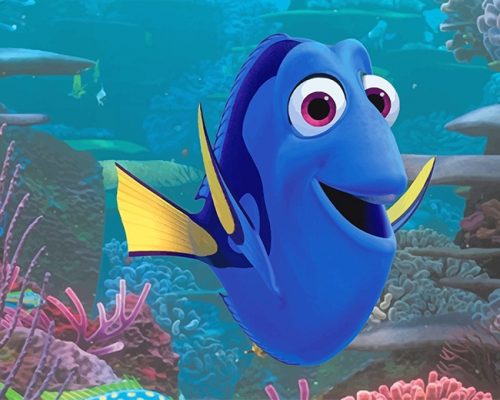 Finding Dory Paint By Numbers