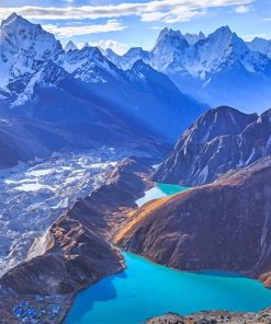 Gokyo Lakes Paint By Numbers