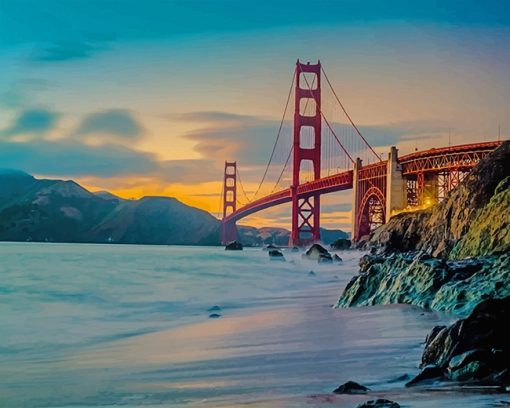 Golden Gate Paint By Numbers