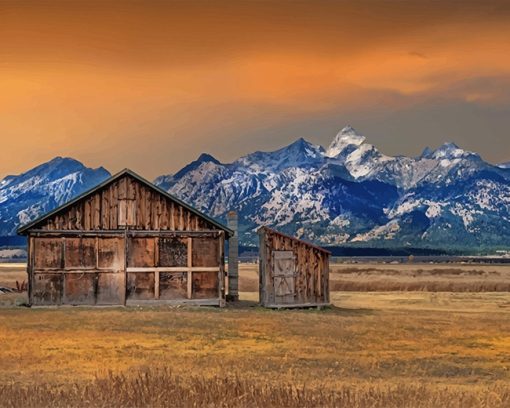 Grand Teton Paint By Numbers