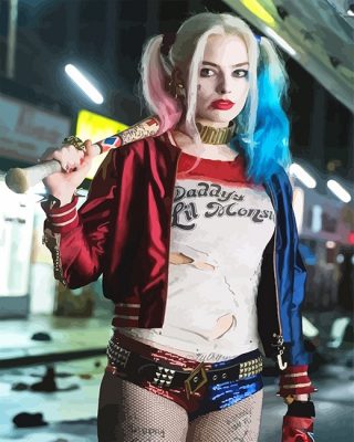 Harley Quinn Paint By Numbers