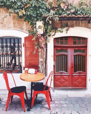 Red Door Paint By Numbers