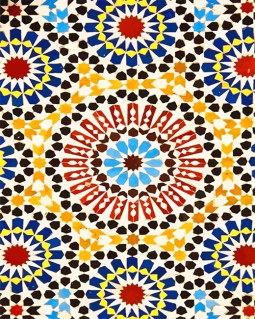 Islamic Geometric Paint By Numbers