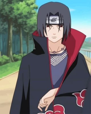 Itachi Uchiha Anime Paint By Numbers