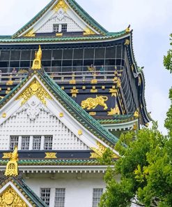Osaka Castle Paint By Numbers