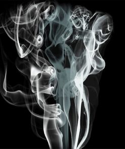 White Smoke Paint By Numbers