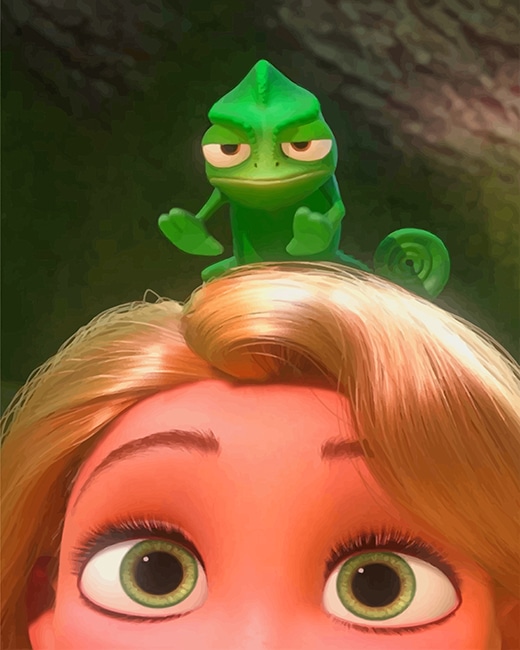 Rapunzel Frog Paint By Numbers