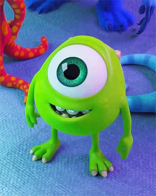 Mike Wazowski Paint By Numbers