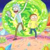 Morty And Rick Paint By Numbers