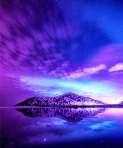 Purple Sky Paint By Numbers