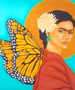 Butterfly Frida Paint By Numbers