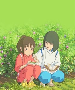 Chihiro And Haku Paint By Numbers