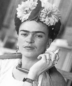 Frida Monochrome Paint By Numbers