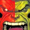 Red Green Hulk Paint By Numbers