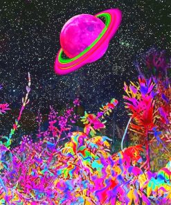 Trippy Planets Paint By Numbers
