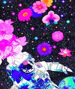 Space Man Paint By Numbers