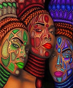 African Art Paint By Numbers