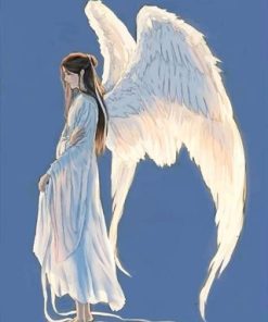 Angel With Wings Paint By Numbers