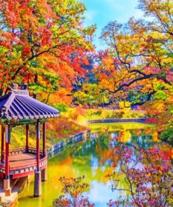 Autumn In Korea Paint By Numbers